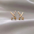 S925 Silver Pearl Earrings Elegant Light Luxury Fashion Jewelry