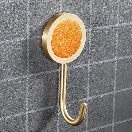 Brass Hat-and-coat Drilling Adhesive Hanging Storage Hook