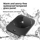 Heat the milk coffee to warm the cup