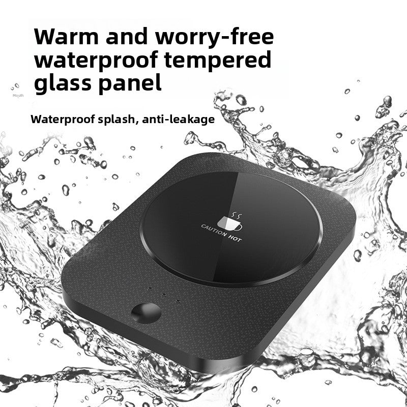 Heat the milk coffee to warm the cup