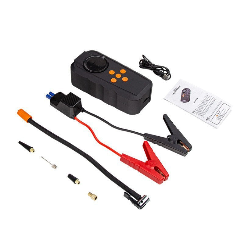 Portable Digital Car Tire Inflator with Power Bank Function