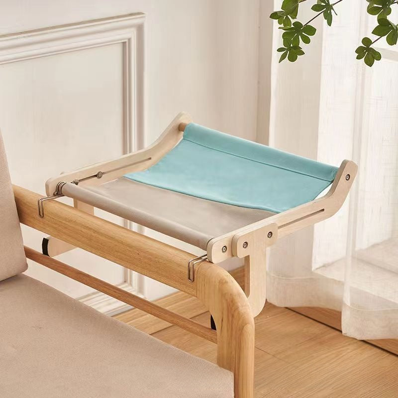 Wooden cat hammock
