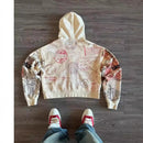 Harajuku Y2K Street Printed Zipper Hooded Sweatshirt