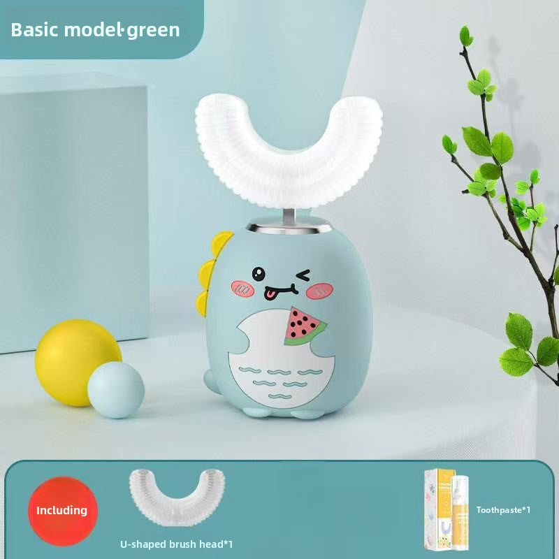 Children's Rechargeable U-Shaped Silicone Electric Toothbrush