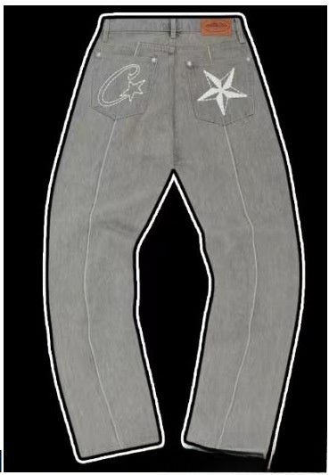 Corteiz Denim Jacket and Trousers Set