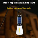 Outdoor Solar Energy Camping Lights Charging With Hooks Tungsten Lamp