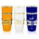 The perfume leaves a lasting fragrance