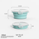 Travel Outdoor Silicone Folding Lunch Box