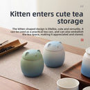 Cute Cat Tea Leaf Jar