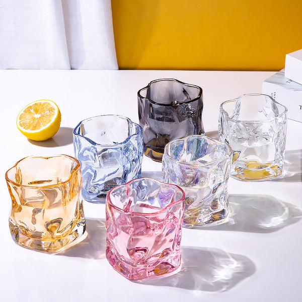 Twisted Whisky Glass Household Drinking Cup
