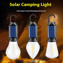 Outdoor Solar Energy Camping Lights Charging With Hooks Tungsten Lamp