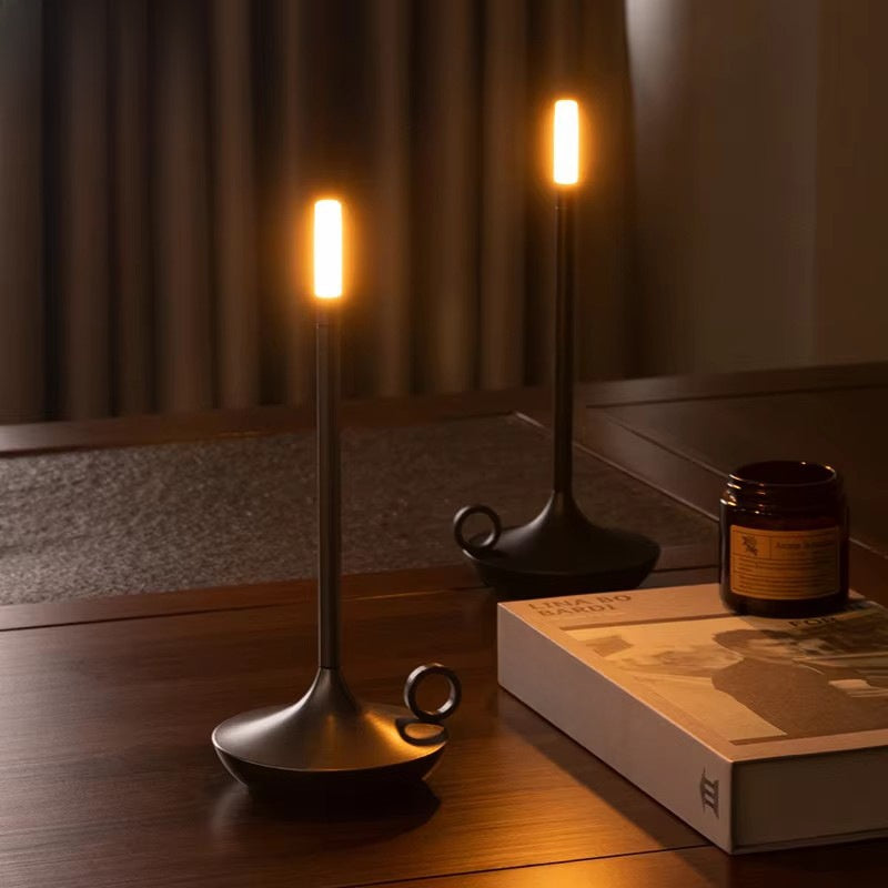 LED Touch Control Table Lamp with Metal Base