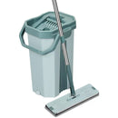 Scraper-Free Flat Mop with Bucket