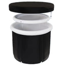 portable folding ice water bath bucket