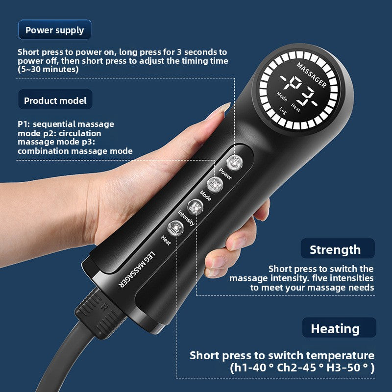 Air Wave Leg Massager with Remote Control