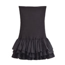 Stitching Tube Top Short Dress