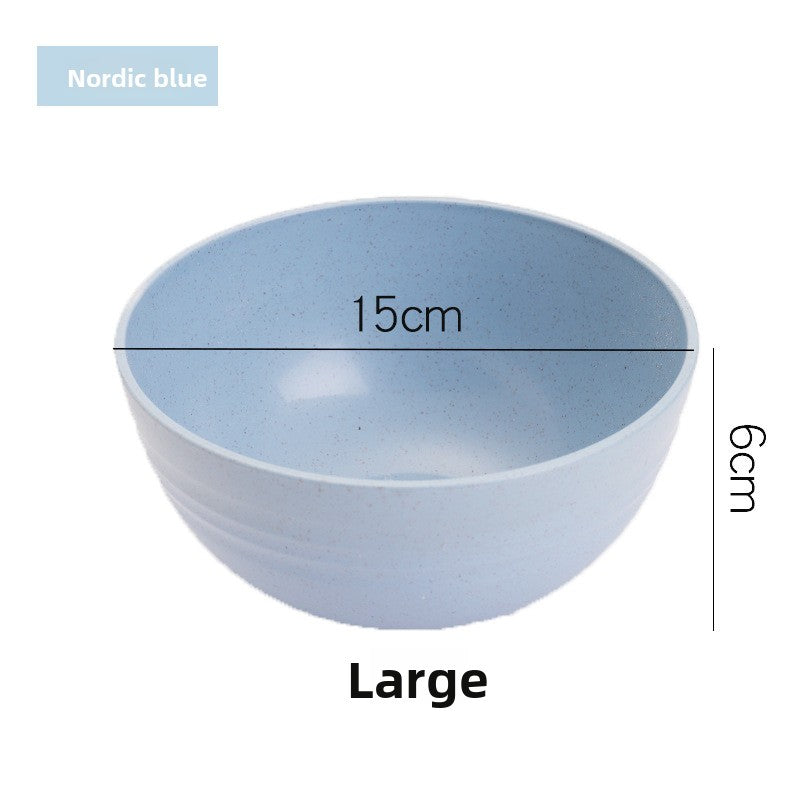 Anti-slip plastic soup bowl