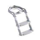 Foldable stepped auxiliary stool toilet