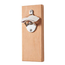 Wooden Magnetic Wall Mounted Bottle Opener