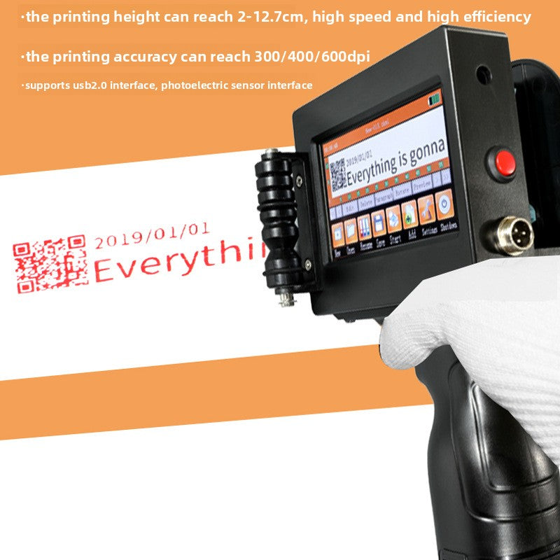 Bottle Cap Digital Automatic Handheld Portable Coding Machine