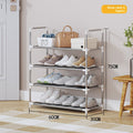 Simple shoe rack for household entry