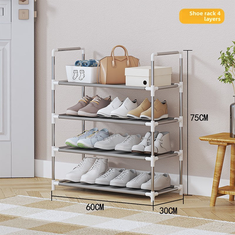 Simple shoe rack for household entry