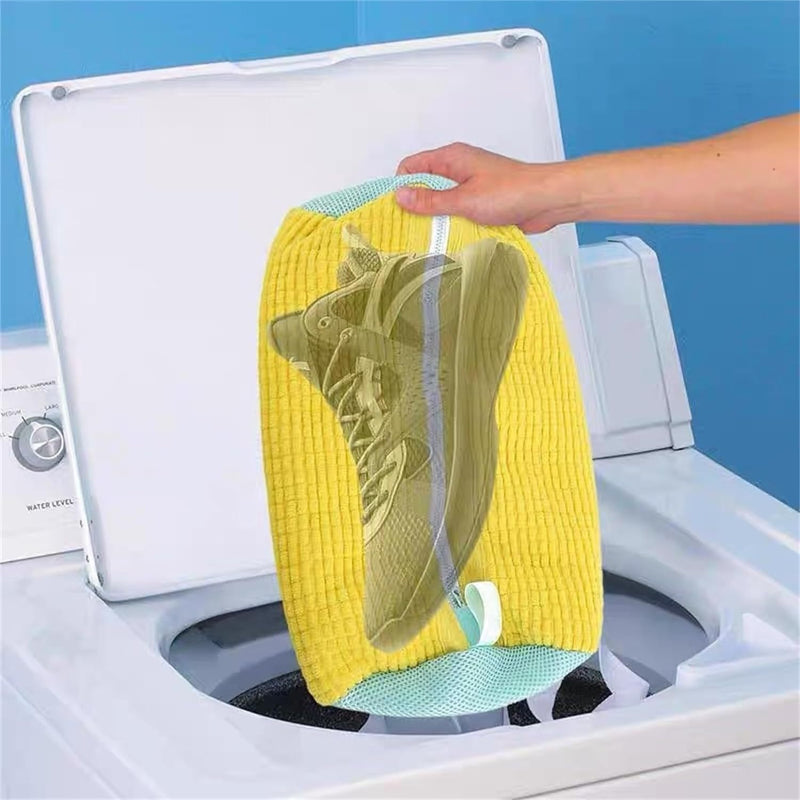 Shoe washing machine bag lazy artifact home machine washing shoe bag shoe anti-deformation shoe bag care bag - TrendTrove