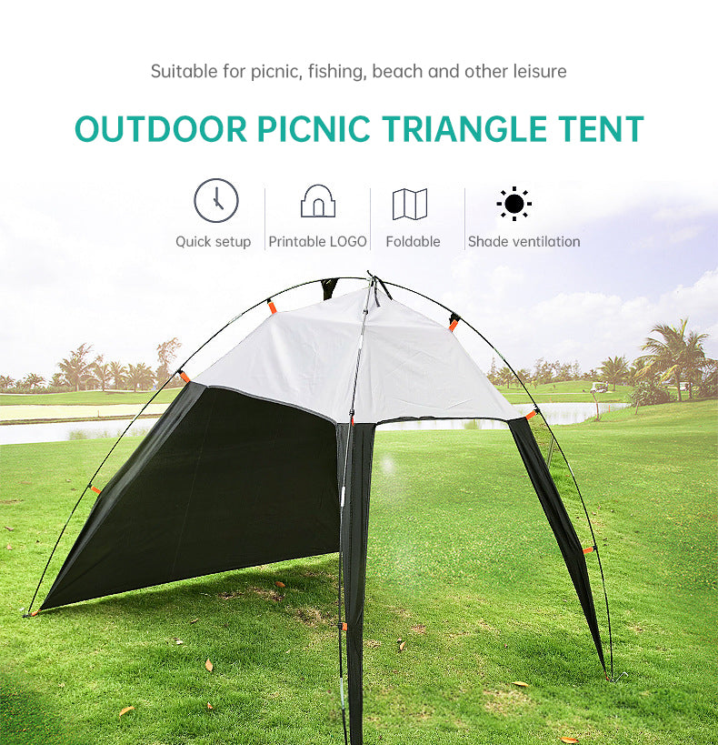 Pop Up Beach Tent Sun Shade Shelter Anti-UV Shelter Fully Automatic Folding Camping Tent - TrendTrove