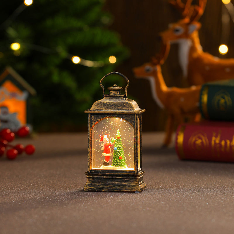 Christmas Glowing Candle Lamp Desktop Decoration