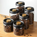Vacuum Sealed Jar Food Grade Borosilicate Glass Storage Jar Kitchen Dispensing Bottle Tea Coffee Bean Storage Jar