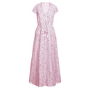 Holiday beach polka dot bohemian dress