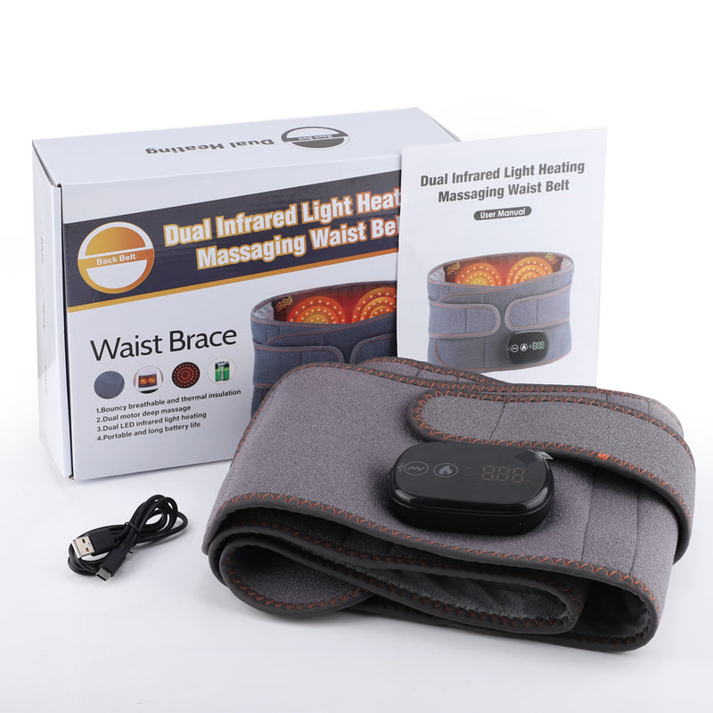Electric heating massage belt