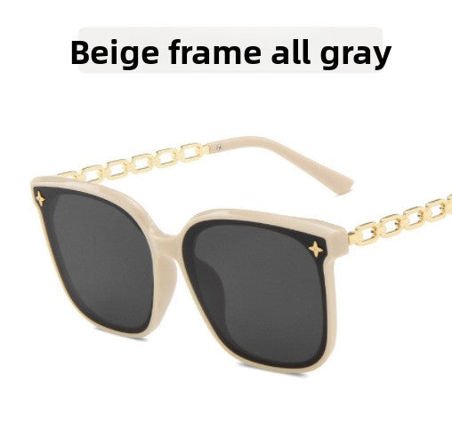 Fashion Women's Chain Leg Star Sunglasses