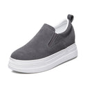 Genuine Leather Women's Loafers with Thick Sole