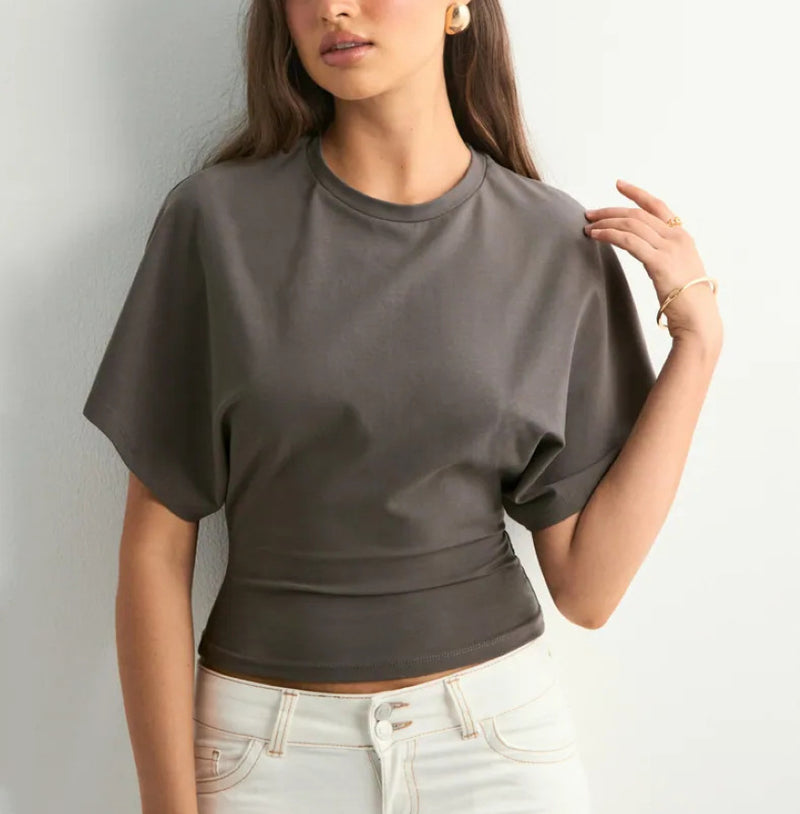 Round Neck Short-Sleeved T-Shirt