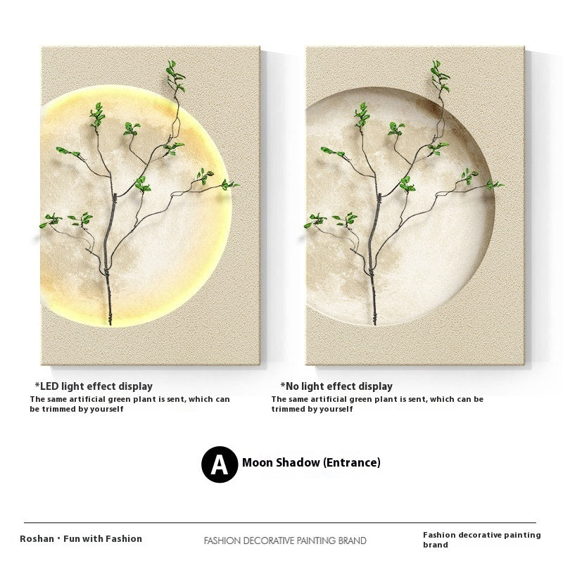 Silent Wind Entrance Painting Moon Mural