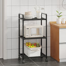 Multi-level kitchen storage rack