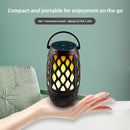 Portable Bluetooth Speaker with LED Flame Effect