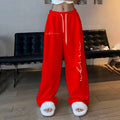 Women's Hip-Hop High-Waisted Loose Drawstring Pants