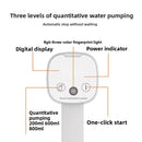 Fingerprint child lock touch screen digital display folding electric water pump mineral water feeder household bottled water pump