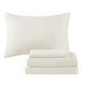 12 Piece Comforter Set With Cotton Bed Sheets Silver Cal King