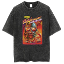 Washed and distressed T-shirt