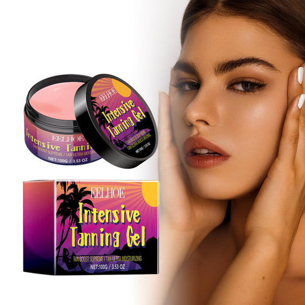 Peach Blackening Skin Gel for Sun-Free Tan