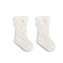 Children's Socks Combed Cotton Girl Baby Bow Princess Socks Hollow Mesh Dance Socks - TrendTrove