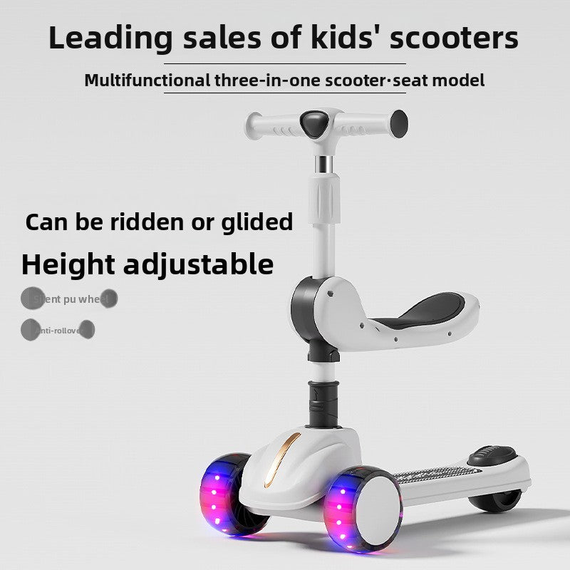 Children's three-in-one scooter