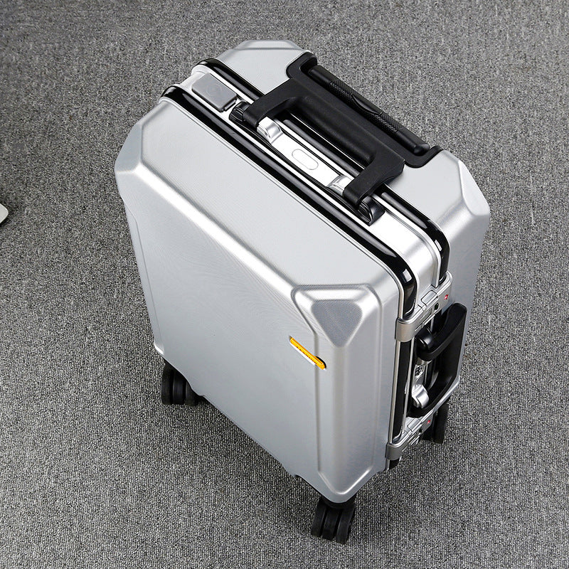 Aluminum Frame Trolley Case with USB Port and Combination Lock