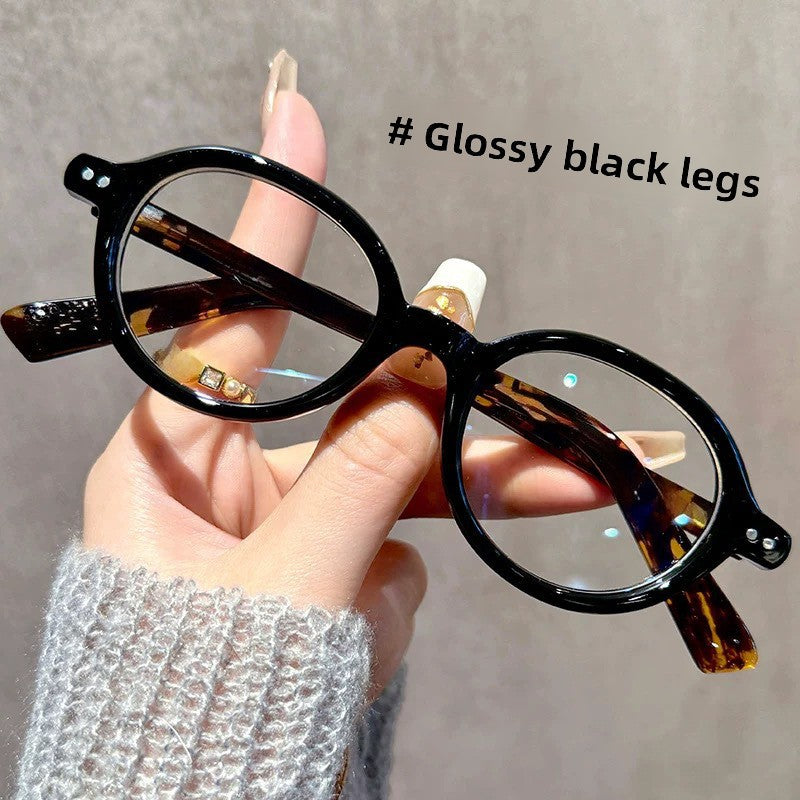 Ultra-light oval anti-blue light glasses