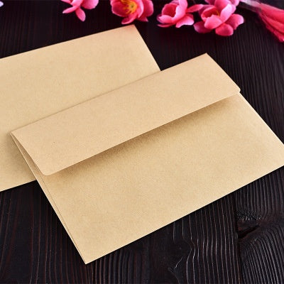 Western-style No. 5 kraft paper diary envelope