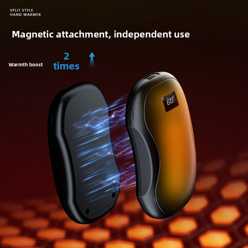Mini Digital USB Hand Warmer with Magnetic Detachable Design