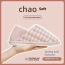 Women's Spring And Autumn Lightweight Bag Heel Warm Double Wear Indoor Cotton Slippers